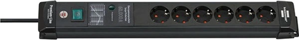 Zabezpieczenie przeciwprzepięciowe Brennenstuhl Premium-Line 6 gniazd EMI/RFI filtr 3 m (1951160401) - obraz 2
