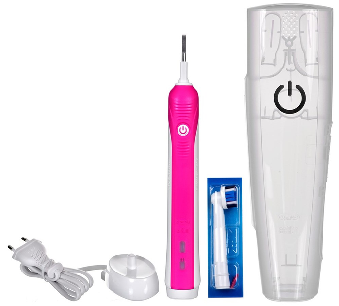 Электрическая зубная щетка Oral-B Pro 750 pink – фото, отзывы ...