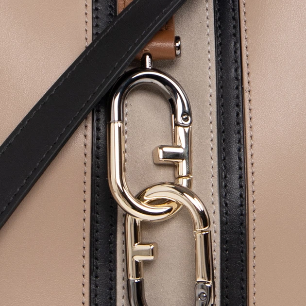 Skórzana Torebka damska przez ramię Furla Sirena S Hobo WB00355BX04581560S9023 Toni Greige (8050597205953) - obraz 7