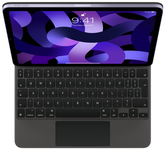 Apple iPad Pro / iPad Air Magic Keyboard Czarna (MXQT2Z/A) - obraz 1