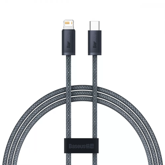Кабель Baseus Dynamic Series Fast Charging Data Cable Type-C to iP 20W 1m Slate Gray (CALD000016) - Фото 1 Кабель Baseus Dynamic Series Fast Charging Data Cable Type-C to iP 20W 1m Slate Gray (CALD000016) - изображение 1