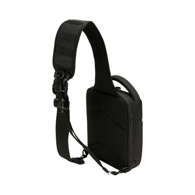 Тактическая сумка плечевая US Cooper Medium, Brandit, Black, 5 л - изображение 2