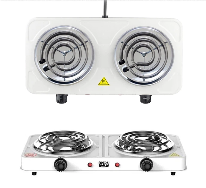 Настольная Электрическая Плита Opera Op-5713 2000Вт 2 Конфорки – низкие цены, кредит, оплата частями в интернет-магазине ROZETKA от продавца: мвп-shop</p><p>Особливості :</p><ul><li>Плита електрична Opera OP-5713 двоконфоркова переносна 2x1000W .</li><li>Електроплита має дві конфорки потужністю 1000В .</li><li> Нагрівальний елемент - спіраль.</li><li>Наявність захисту від перегріву.</li><li>На корпусі є індикатор живлення.</li><li>Плитка працює в 5-ти режимах, що дозволить оптимально налаштувати температуру і потужність подачі тепла.</li><li>Завдяки своїм компактним габаритам та малій вазі вона зручна для використання на вашій кухні, дачі, в гаражі або в інших місцях для розігріву та приготування їжі.</li><li>Ніжки плити прогумовані, міцно стоять не будь-якій поверхні, не ковзають по столу.</li></ul><p><img alt=