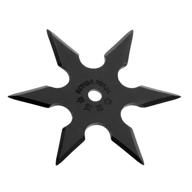 Ніж метальний сюрікен GRAND WAY BF006B Чорний (KG-6979) - зображення 1