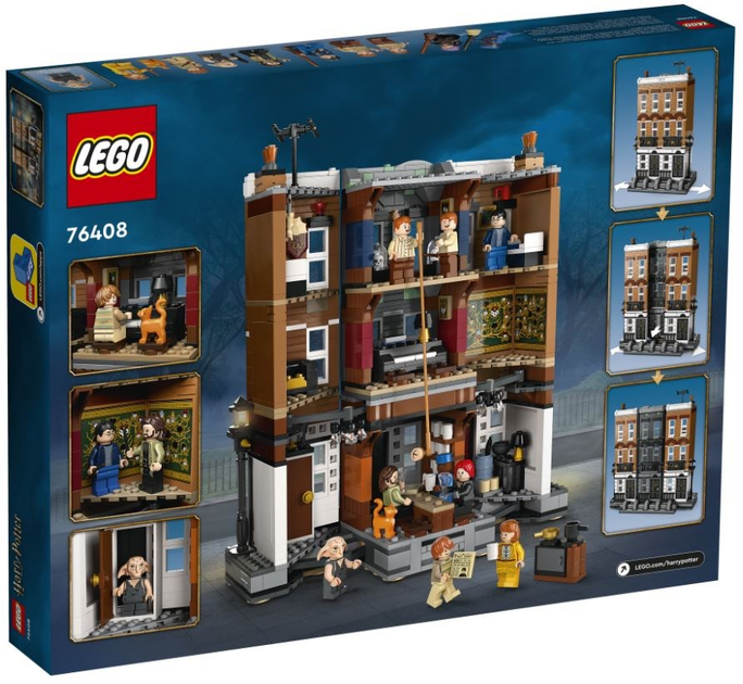 Zestaw klocków LEGO Harry Potter Ulica Grimmauld Place 12 1083 elementy (76408) - obraz 6