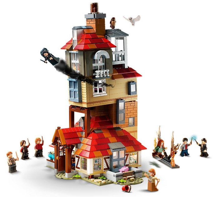 Zestaw klocków LEGO Harry Potter Atak na Norę 1047 elementów (75980) - obraz 7