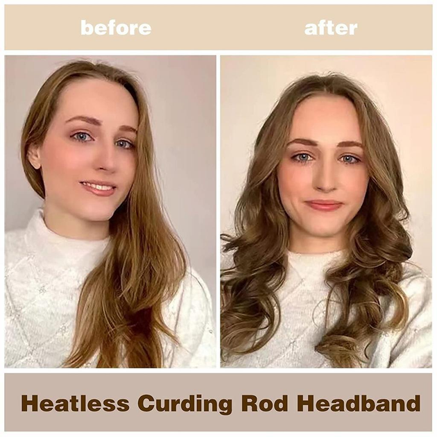 Мягкие шелковые бигуди для локонов с резинками и заколкой Stely Hair Hold Голубой - изображение 7