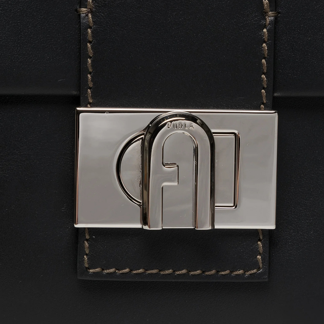 Torebka damska skórzana Furla Charlotte M Shoulder Bag WB00472AX0733O60001003 Czarna (8050597109589) - obraz 7