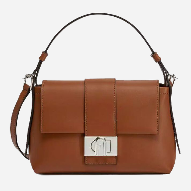 Сумка крос-боді жіноча шкіряна Furla Charlotte S Shoulder Bag WB00550AX073303B001003 Cognac (8050597172101) - зображення 1