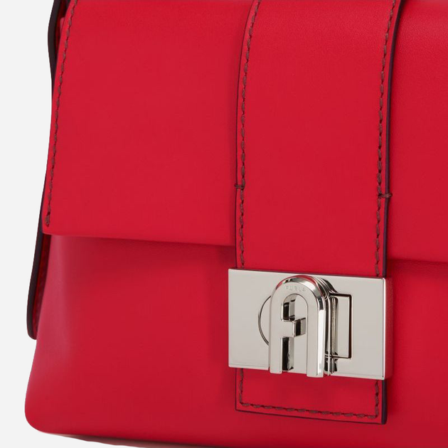Skórzana Torebka damska przez ramię Furla Charlotte S Shoulder Bag WB00550AX07331265S1003 Flame (8050597172149) - obraz 9