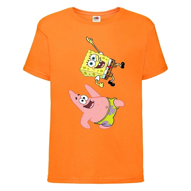Футболка дитяча Спанч Боб 10 (Sponge Bob) помаранчева 104 см - Фото 1 Футболка дитяча Спанч Боб 10 (Sponge Bob) помаранчева 104 см - зображення 1