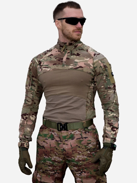 Тактическая рубашка BEZET Fight 7396 L Камуфляжная (2000140465545) - изображение 1