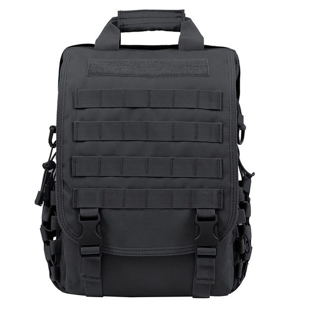 Міський рюкзак Military військовий тактичний рюкзак сумка 10л 35*28*7 см Чорний - зображення 1