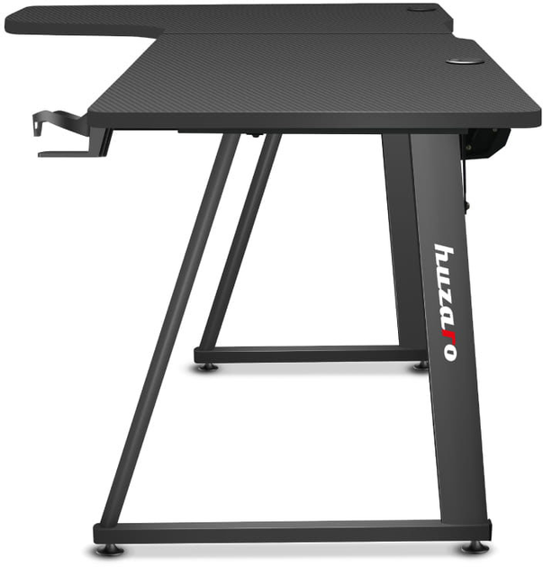 Biurko gamingowe Huzaro Hero 7.7 Black - obraz 5