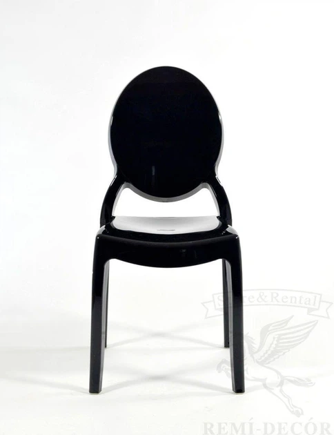 Стул REMY-DECOR Victoria Ghost Elizabets chairs черный полимерный 1шт - изображение 2
