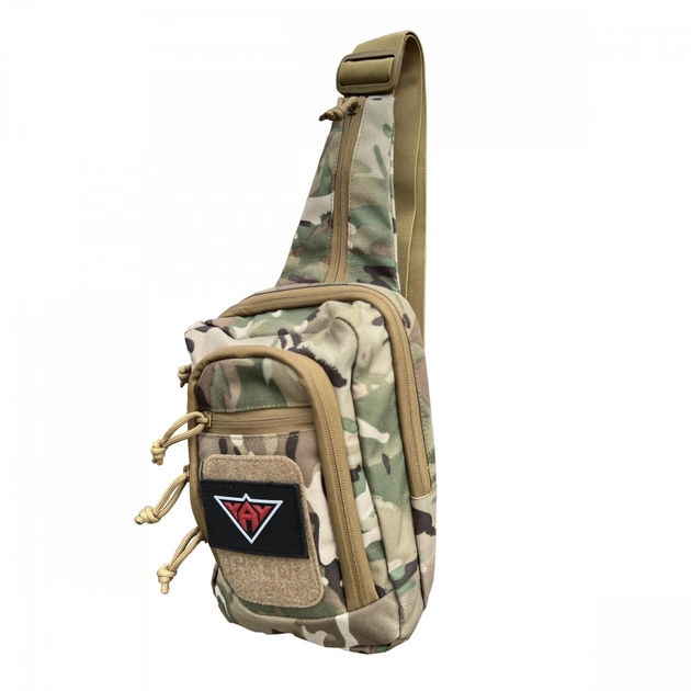 YAKEDA наплічна сумка-кобура ELITE GEN multicam тактична сумка через плече мультикам для пістолета - изображение 1