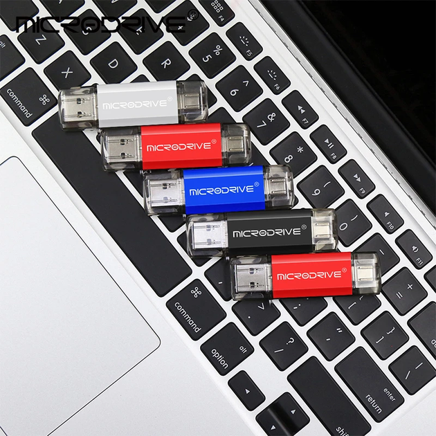 Металева USB Флешка 2в1 512GB Type-C/USB2.0 для комп'ютера телефону MicroDrive 512GB Сірий - Фото 6 Металева USB Флешка 2в1 512GB Type-C/USB2.0 для комп'ютера телефону MicroDrive 512GB Сірий - зображення 6