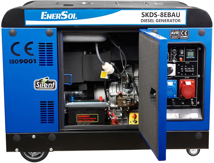 Генератор дизельний EnerSol SKDS-8EBAU 7.5 кВт - зображення 2