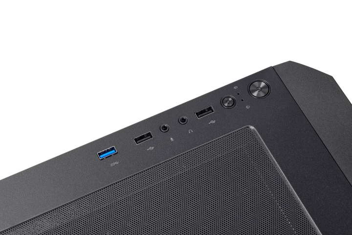 Корпус 2E GAMING CALLEO (GB700) MiniT, Micro ATX,Mini ITX, 2xUSB2.0, 1xUSB3.0, 4x120мм ARGB, скло (бічна панель), без БЖ, чорний - изображение 10