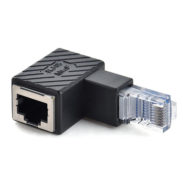Переходник адаптер SUNROZ соединитель LAN RJ45 (папа) - RJ45 (мама) Up ...