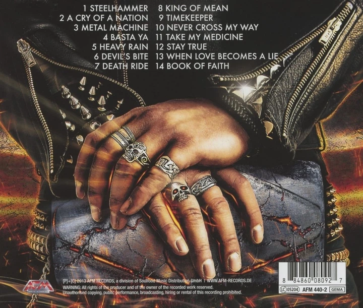 U.D.O. – Steelhammer (CD, Germany) - изображение 2
