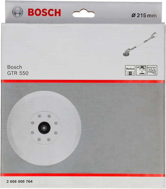 Опорна тарілка Bosch для GTR 550 середня 215 мм (2608000764) - зображення 4