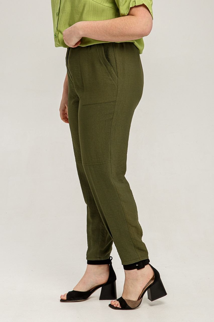 Женские брюки больших размеров UF-Fashion AP - 101472 52 хаки от ...