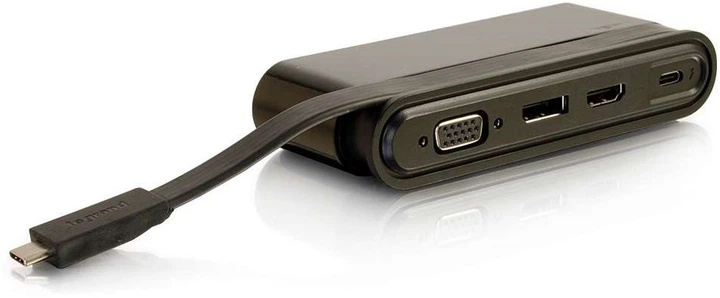 Док станція C2G USB-C > HDMI, Display Port, VGA, USB, Power Delivery 65W - Фото 3 Док станція C2G USB-C > HDMI, Display Port, VGA, USB, Power Delivery 65W - изображение 3
