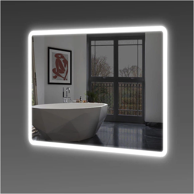 Зеркало настенное "Экватор" со светодиодной LED подсветкой DR-21 800х600х30 - изображение 2