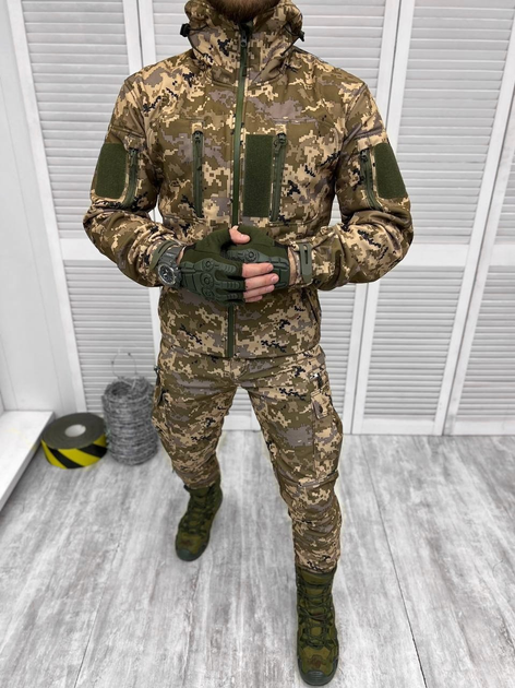 Тактичний військовий костюм Ranger ( Куртка + Штани ), Камуфляж: Піксель, Розмір: S - зображення 1