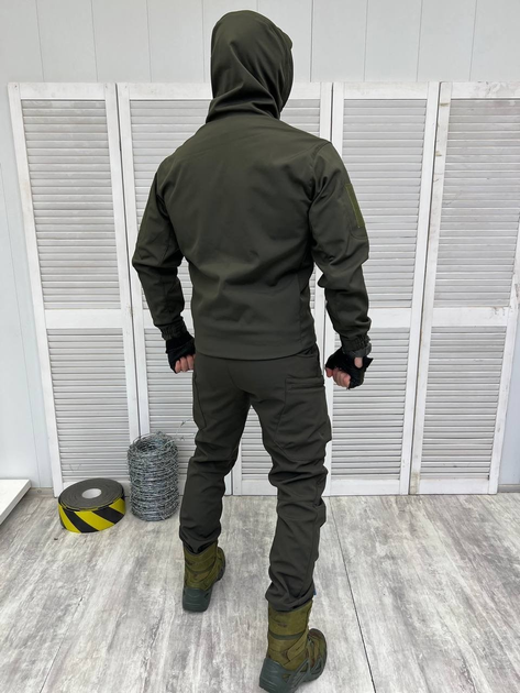 Тактичний військовий костюм M16 ( Куртка + Штани ), Камуфляж: Олива, Розмір: S - зображення 2