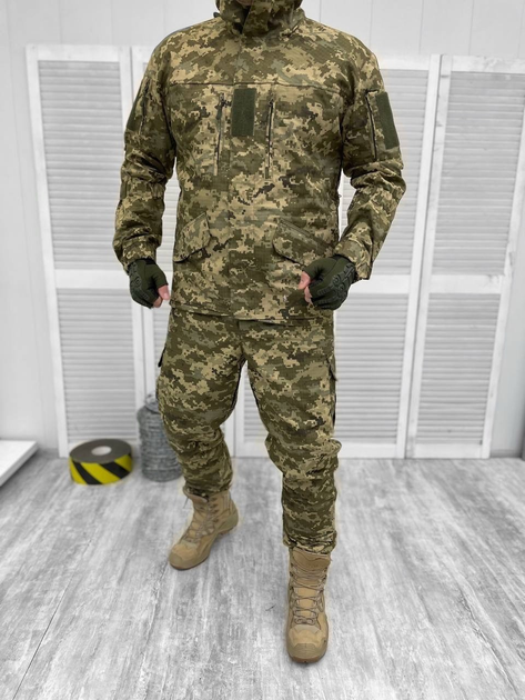 Тактичний військовий костюм Ranger ( Куртка + Штани ), Камуфляж: Піксель ЗСУ, Розмір: L - зображення 1