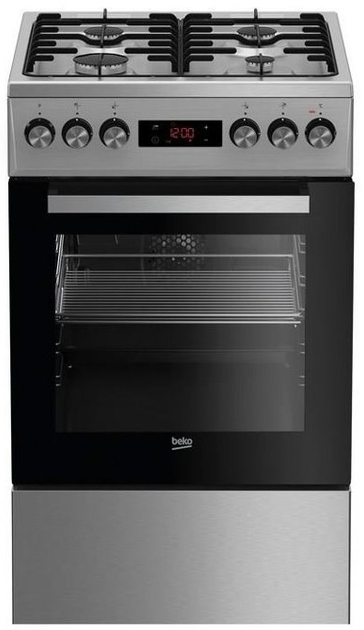 Плита комбінована Beko FSET 52324DXDS - зображення 1