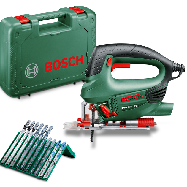 Лобзик электрический Bosch PST 800 PEL, 530 Вт, Движение маятника, Cut ...