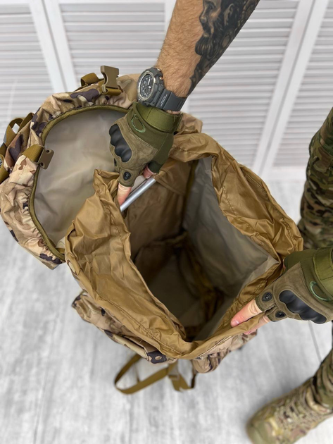 Тактичний великий армійський рюкзак 100л reef - изображение 2