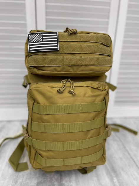 Тактичний штурмовий рюкзак-кайот USA 45 LUX 10-0! - зображення 2