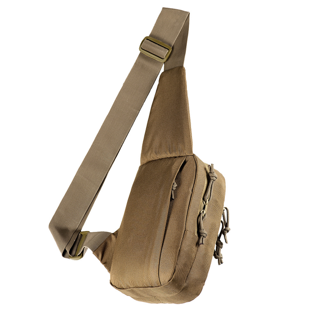 Тактична сумка-кобура наплічна M-Tac Сoyote чоловіча сумка нагрудна слінг Рюкзак через плече, сумка-кобура - зображення 2