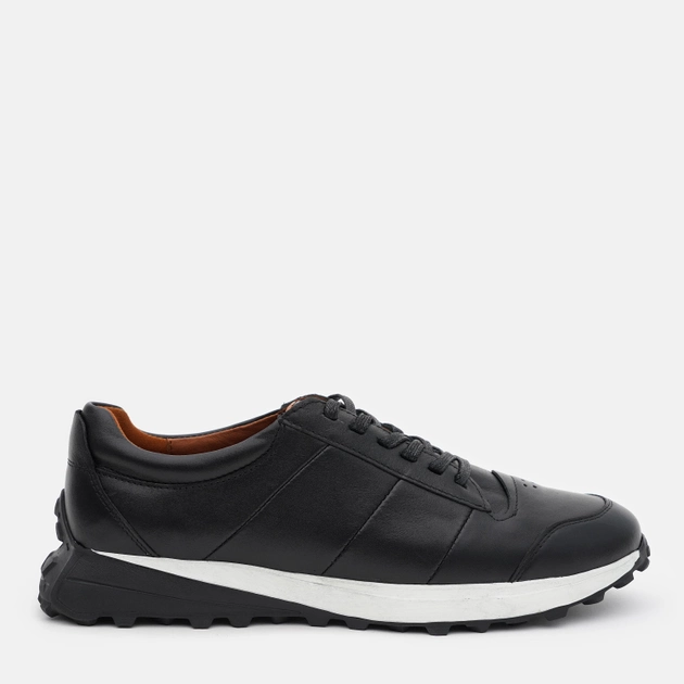 Акція на Чоловічі кросівки Prime Shoes 465 Black Leather 12-465-30121 45 29.5 см Чорні від Rozetka