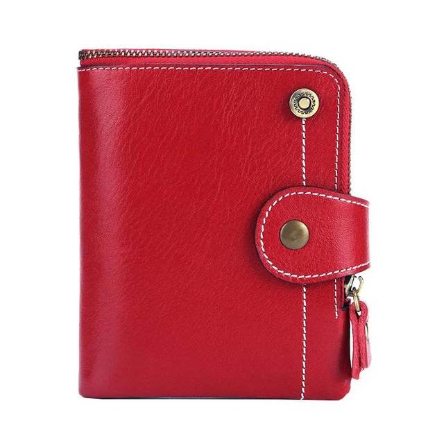 Кошелек женскй кожаный Mode Alice RFID Red - Фото 1 Кошелек женскй кожаный Mode Alice RFID Red - изображение 1