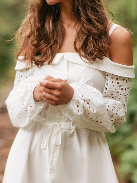 Sundress Gepur 38394 XS Biały (5000024640577) - obraz 5