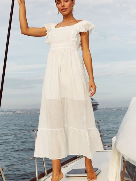 Sundress Gepur 39303 XS Biały (5000025818524) - obraz 4