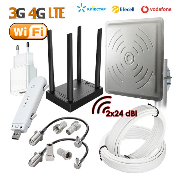 Антенна WiFi Antenna Wi-Fi 5db SMA-P white
