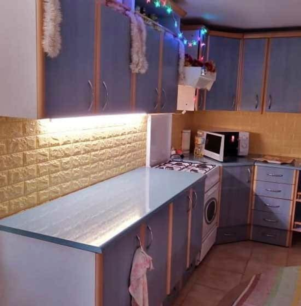 Самоклеящаяся 3D панель Sticker Wall желто-песочный кирпич Sticker Wall 700x770x3мм - изображение 3