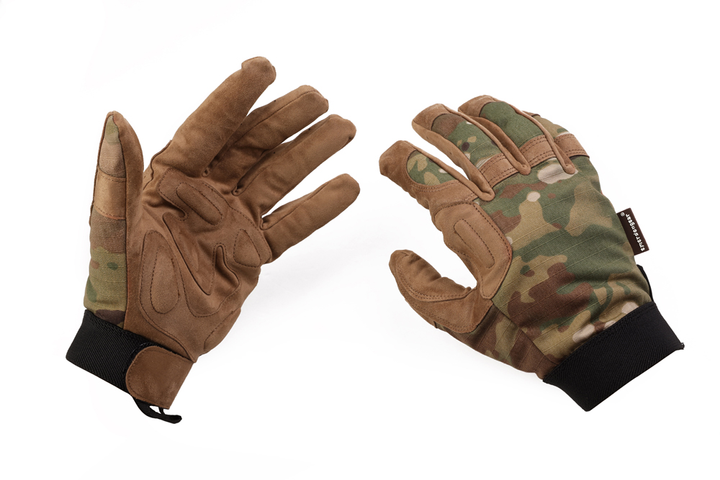 Перчатки тактические полнопалые, сенсорные Emerson Мультикамуфляж S - изображение 1