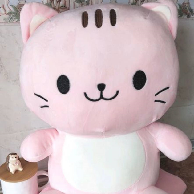 Игрушка с пледом Cappone Котик розовый 120х150 см – фото, отзывы ...