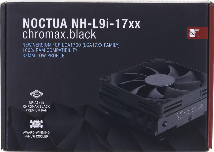 Кулер Noctua NH-L9i-17xx chromax.black (NH-L9I-17XXCH.BK) - зображення 5