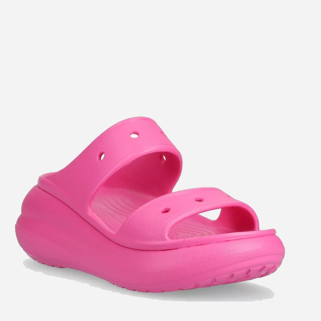 Женские сабо Crocs Classic Crush 207670-6RL-M7-W9 39-40 25 см Розовые ...