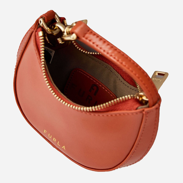 Torebka bagietka damska skórzana Furla Primavera Micro Bag WE00359T20000CL0001007 Cannella (8050597193533) - obraz 5