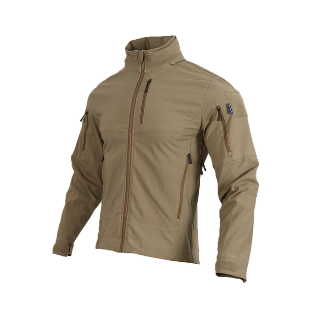 Куртка вітровка вітрозахисна Blue label fog windproof soft-shell Emerson Койот L - зображення 2