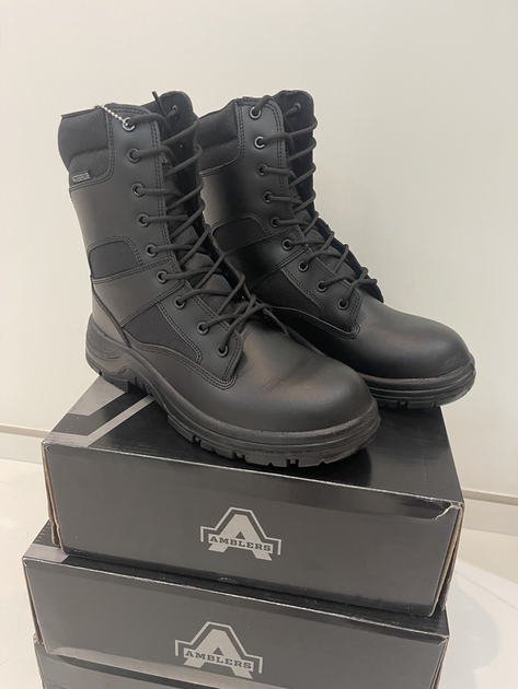 Бойові черевики Amblers Combat Boot 43 чорні - зображення 1